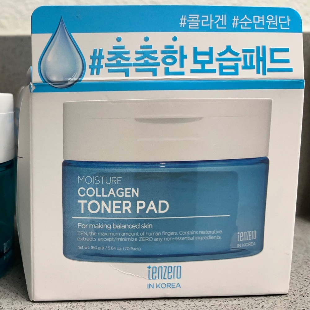 MOISTURE COLLAGEN TONER PAD, TONER PAD Moisture Collagen Certified Pure